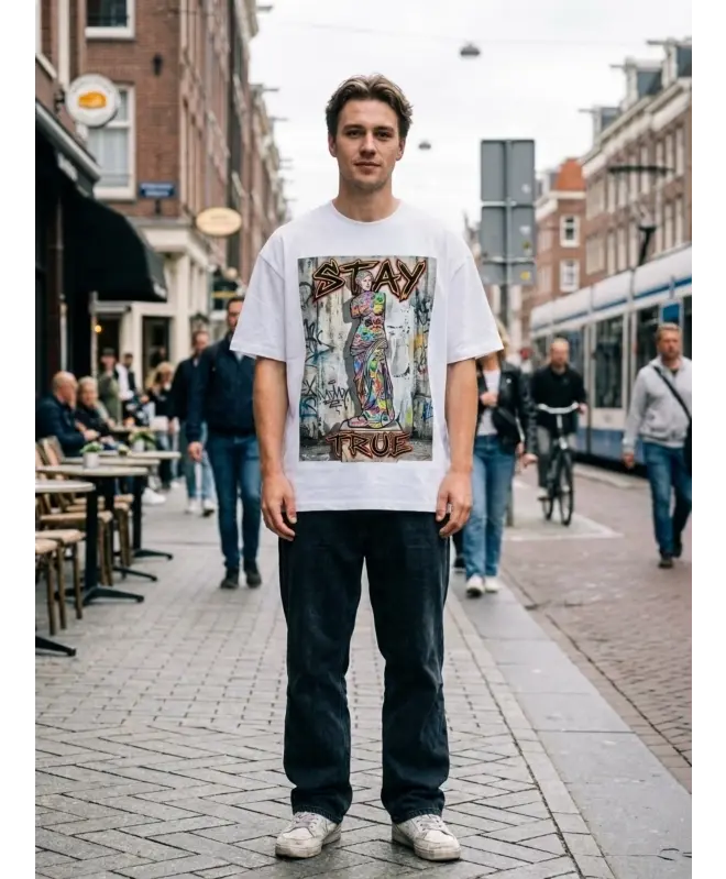 Футболка OVERSIZE "Stay True"