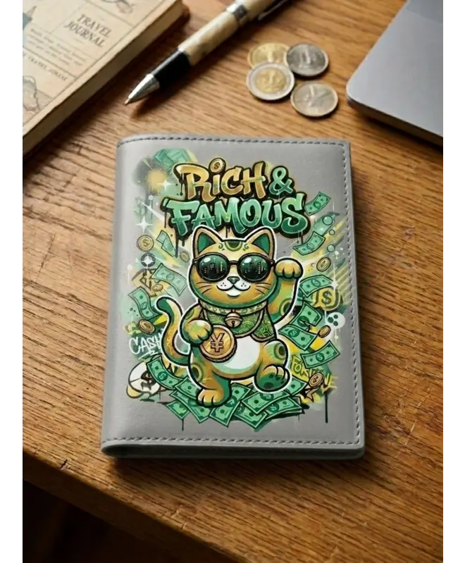 Обложка для паспорта "Rich & Famous"