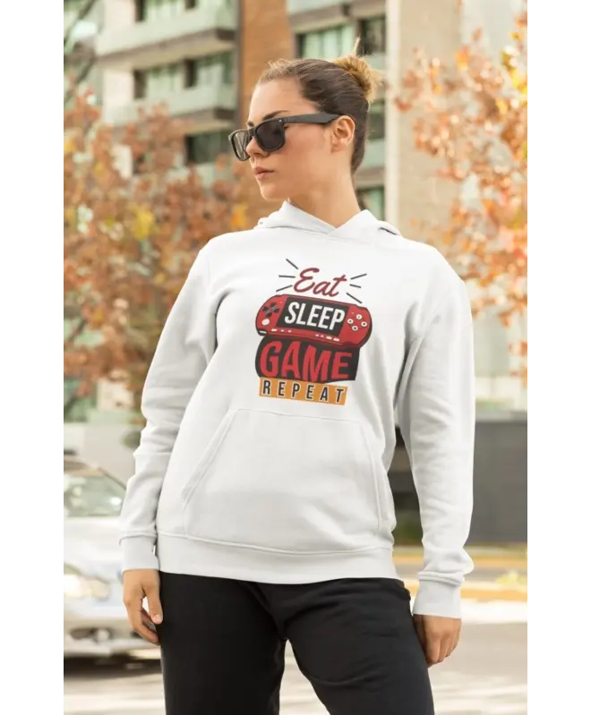 Худи "Eat, Game, Repeat"