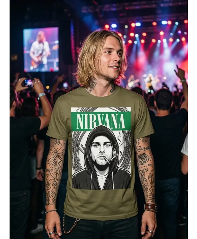 Футболка бесшовный крой "NIRVANA"