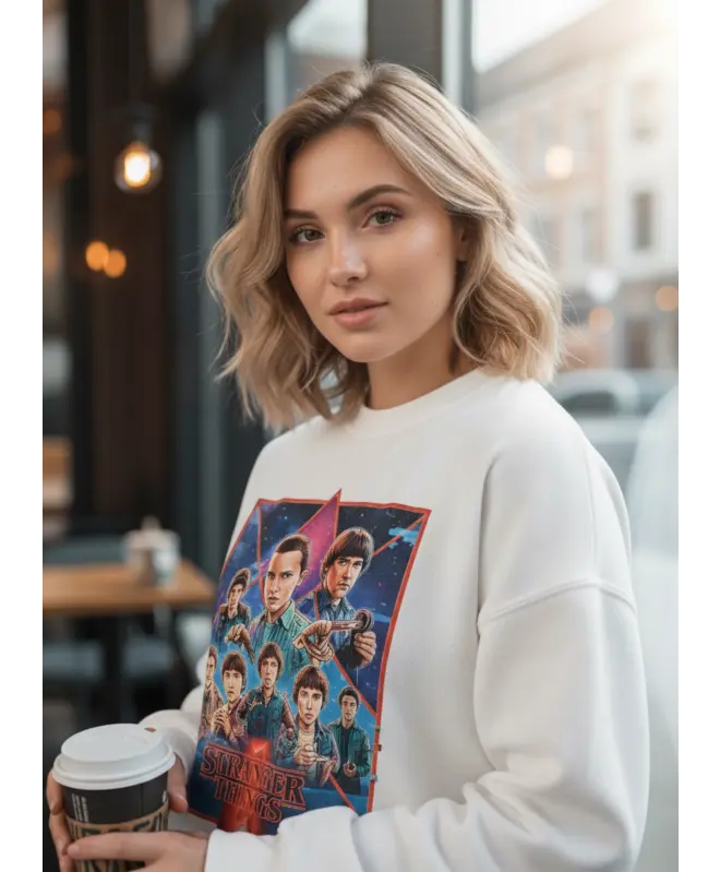 Свитшот " Очень Странные дела"