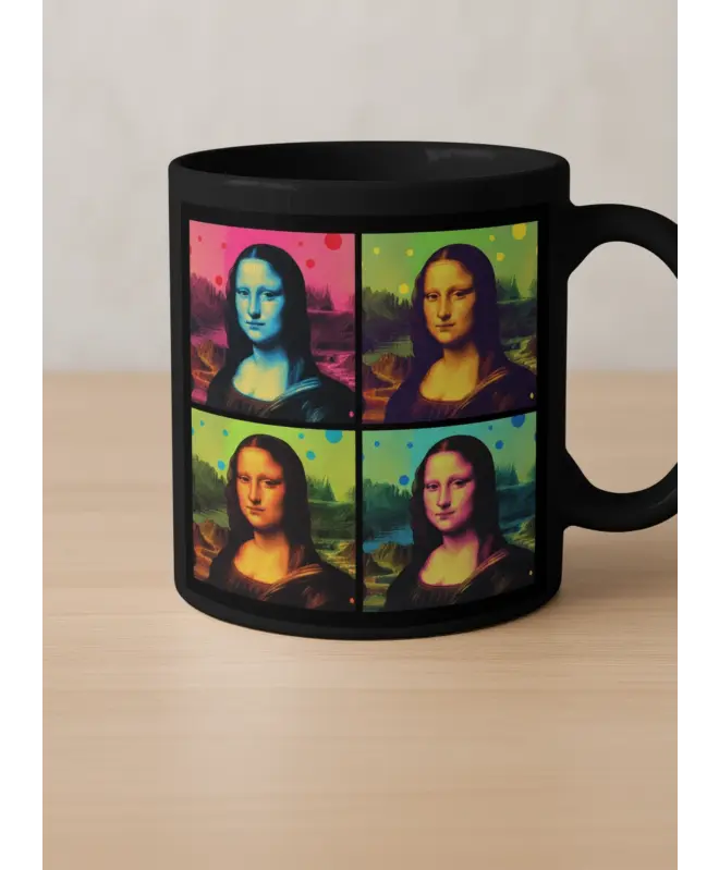 Кружка хамелеон "Мона лиза"