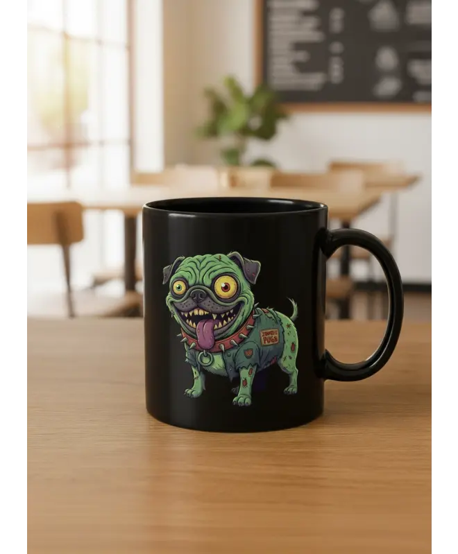 Кружка хамелеон "Пес Зомби"