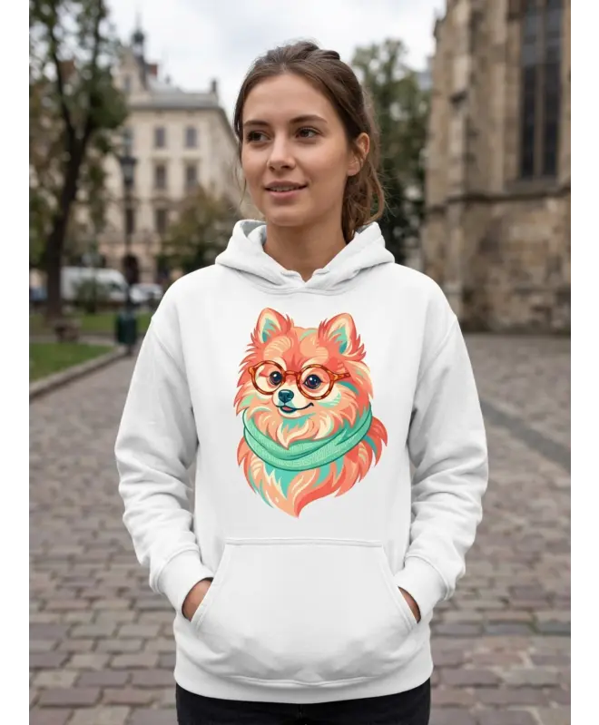 Худи Классика "Собака в очках"