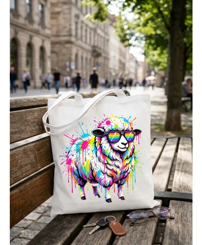 Холщовая сумка (Шоппер) "Холли Овечка"