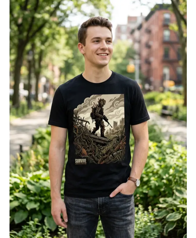 Футболка Классическая "The Last Of Us Clicker"