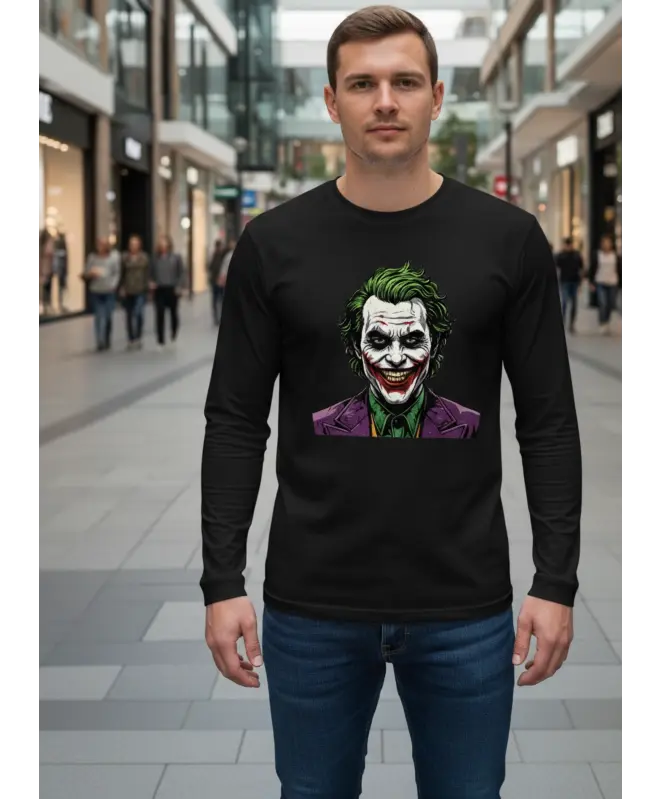 Футболка с длинным рукавом "Джокер"