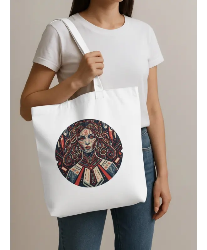 Холщовая сумка (Шоппер) "Пиксельный Белорусский"