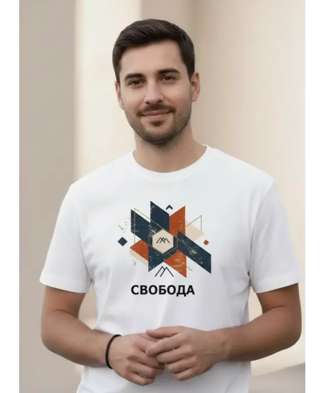 Футболка из плотной ткани