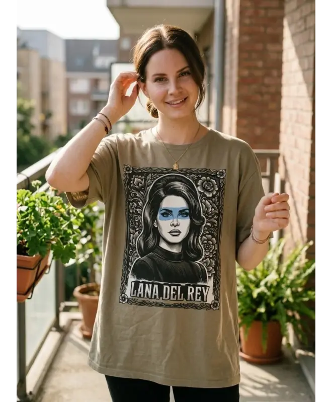 Футболка бесшовный крой "LANA DEL RAY"